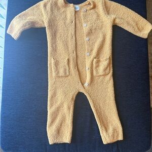 7Am Fuzzy Kids One Piece in Mustard Yellow